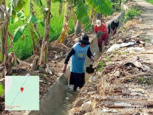 Pemdes Manguntara Rampungkan Pengurasan Saluran Irigasi Melalui Program Padat Karya Tunai Desa (PKTD)